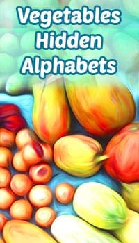 Vegetables Hidden Alphabets